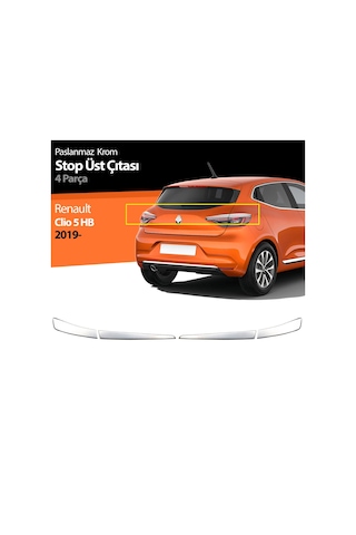 Clio 5 Stop Üst Cıatsı Krom 2020 2021 2022
