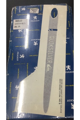 8665c3 Sol Ön Kapı "quıksilver" Yazı Peugeot 206