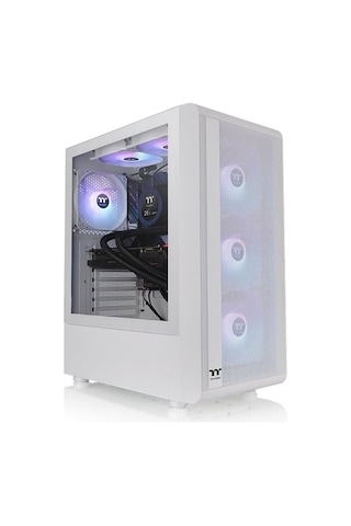 Thermaltake S200 TG 650 W 80+ ARGB Mesh Pencereli Oyuncu Kasası Beyaz