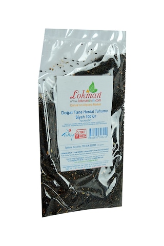 Lokman Avm Hardal Tohumu Siyah Doğal Tane 100 G