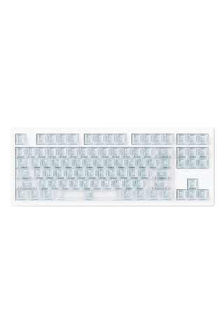 Akko Monsgeek M3 V5 He White Transparent Astroaim Manyetik Switch 8k Hz Hall Effect Hotswap Rgb Kablosuz İngilizce Gaming Klavye