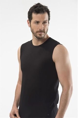 Cacharel 1303 Spor Erkek Bisiklet Yaka - Siyah