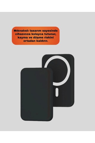 360 Döner Başlıklı Magsafe Araç Telefon Tutucu Hızlı Şarjlı Çok Renkli