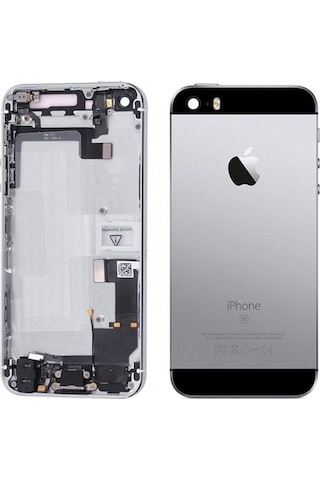 Apple Uyumlu iPhone 5se Kasa Full Dolu Uzay Grisi Siyah Diğer