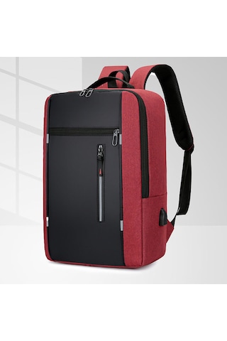 Erkekler Business Travel Dizüstü Backpack Çok Coclet Taşınması Erkek Öğrenci Seyahati İçin Usb Şarj Portu İle Sırt Çantası Üzerinde Taşıma Blue