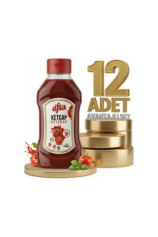 Afia Acılı Ketçap 12x550 Gr