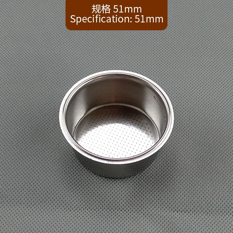 Geeksen Alüminyum Kahve Makinesi Kolu 51mm Tabanlı Olmayan Filtre, Toz Kasesi Ve Destek Aksesuarı Ev Kullanıma Uygun, Dayanıklı Ve Kullanımı Kolay Siyah