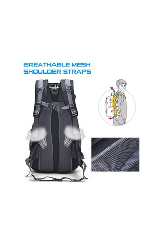 Ranyeek 50l Su Gezisi Sırt Çantası - Suya Dayanıklı, Hafif Ve Dayanıklı Kamp Malzemesi Açık Mavi