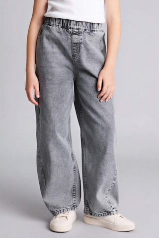 Defacto %100 Pamuk Relax Fıt Jean Pantolon Kız Çocuk G0302a826spnm18 Gri-nm18
