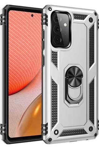 Galaxy Uyumlu A52 Kılıf Zore Vega Kapak Gri