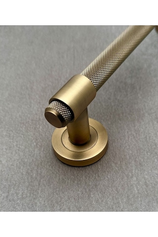 Punch Zamak A213 Mat Antik Sarı Çekme Kol Sürgülü Kapı Çekme Kolu 25 Cm 1 Adet