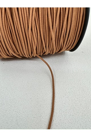 Yuvarlak Lastik-5 Metre - Kahve