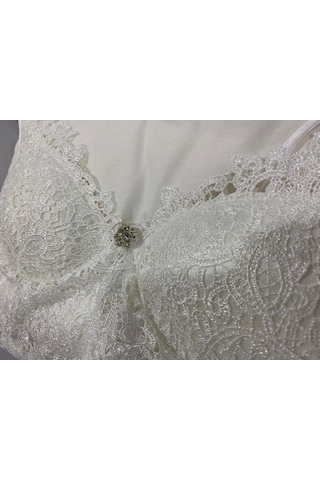 Carmella 350 Penye 6 Lı Kadın Gecelik Sabahlık Pijama Takım Ekru (536147300)