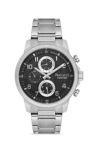 Ferrucci Fc63307 Fonksiyonlu Çelik Kordon Trend Erkek Kol Saati