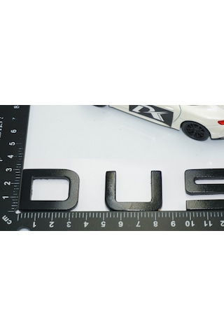 Dk Tuning Duster Ön Kaput Siyah Abs 3m 3d Yazı Logo Dacia İle Uyu