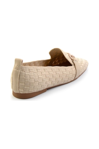 Bambi Bej Kadın Loafer Ayakkabı K01327020182 Bej