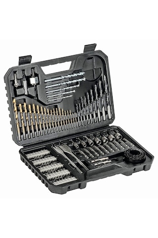 Bosch GSB183 Li Darbeli Tek Bataryalı Matkap Vidalama + 103 Parça Set