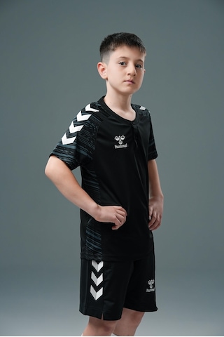 Hummel Line Kamp Tişört Siyah Çocuk