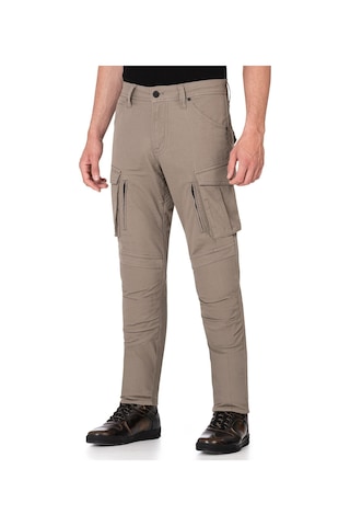 Thebikerjeans Truva Cargo Beige Korumalı Motosiklet Pantolonu Erkek