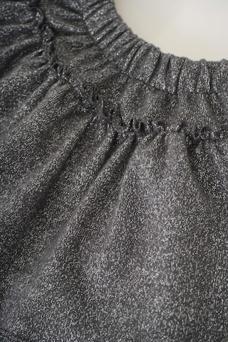 Kız Çocuk Simli Pamuk Şort Etek Gri