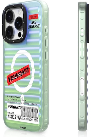 Apple iPhone 16 Pro Max Uyumlu Kılıf Magsafe Şarj Özellikli Youngkit Chameleon Serisi Kapak Kırmızı