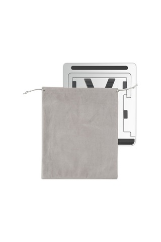 Ebitda Cbtxxj-1 Alüminyum Laptop Standı, Açık Gri, 27.8x23.6x3.2cm, 17'' Bilgisayarlar İçin Ayarlanabilir Ve Katlanabilir