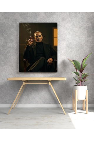 Atatürk Portre Tablo Ev Ofis Dekoratif Kanvas Tablo