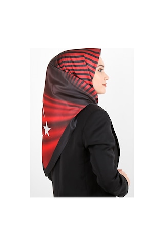 Türk Bayrağı Desen Tafta Eşarp, Yeni Sezon Baş Örtüsü