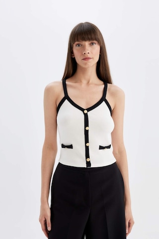 DeFacto Slim Fit Dar Kesim V Yaka Fitilli Kaşkorse Askılı Atlet D5404AX24SMER105