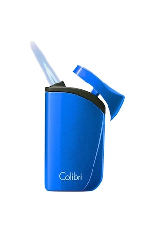 Colibri Falcon Tek Torch Pürmüz Metalik Mavi Puro Çakmağı