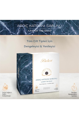 Balen Ardıç Katranı Sabunu 125 G Balen Ardıç Katranı Sabunu 125 G