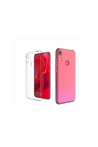 Huawei Honor 8A Kılıf Şeffaf Silikon Hibrit Case Renksiz