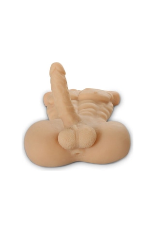 Zaga Oyun 2 İşlevli Gerçek Ölçülerde Realistik 18 CM Penisli Erkek Vücut - Daniel U6071