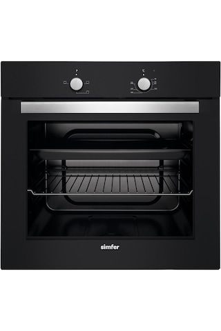 Simfer 7332 - 3500 - 8708 Siyah Ankastre Set