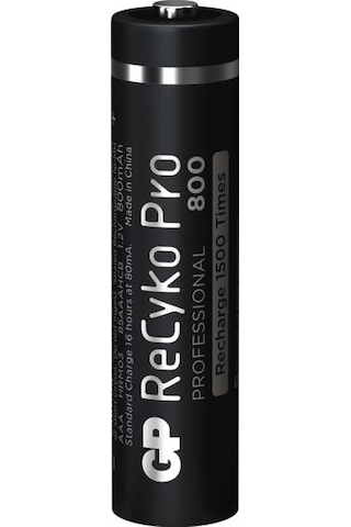 Gp Aaa 800 Mah Şarjlı İnce Kalem Pil 4'Lü Paket Recyko