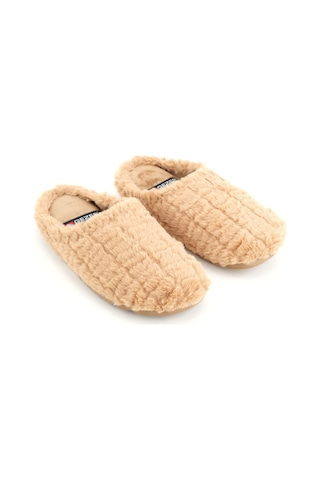 Gezer Kadın Kışlık Ev Bahçe Rahat Taban Gondol Terlik Gt1kzm.16070.00.m33.g09 Camel