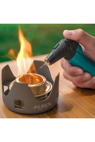 Ranyeek Alocs Cs-b02 100ml Hard Anodized Alüminyum Alkol Ocağı, 140g, 4.2x7.5cm, Tutucu Ve Kapaklar İçeren Çok Renkli