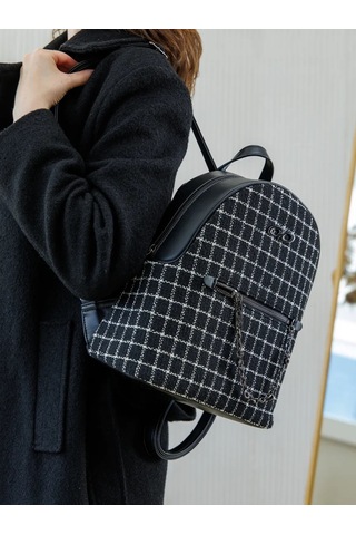 Kari Şehir A5 Deri Sırt Çantası 463477531 Siyah