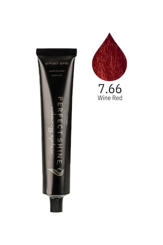 Perfect Shine Permanent Profesyonel Saç Boyası 100 ML Şarap Kızılı/Lal Kızıl Red