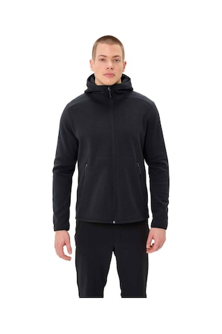 Vaude Idris Fleece Fermuarlı Erkek Hoodie 47980 Siyah