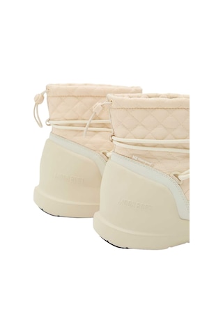 L002 Cream Bot Kadın 80d2500020 Moon Boot Mezzaluna Quilted Mid Wp Krem