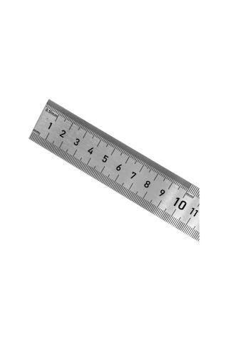 Rox 0201 Çift Taraflı Çelik Cetvel 1000 Mm Gri