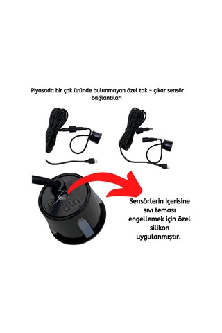 Space Park Sensörü Türkçe Sesli 22 Mm Siyah / Gupr19-s