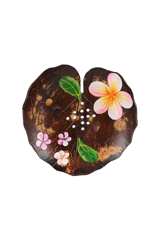 Hindistan Cevizi Kabuğu Yapımı Tepsi Depolama Sabunluk Banyo Paneli Duş