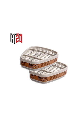 3M 6051 A1 Gaz ve Buhar Maske Filtresi 1 Çift