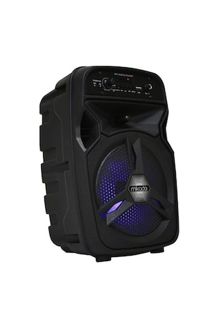 Mikado MD-814KP Mikrofonlu Led Işıklı Bluetooth Hoparlör