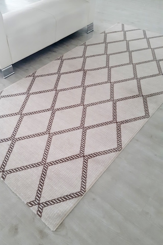 Lüle Halı Kaymaz Taban Yıkanabilir Yolluk Halı Bny1007kah