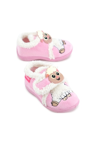 Gezer Bebe Kız Çocuk Kışlık Cırtlı Ayarlanabilir Günlük Okul Kreş Panduf Ayakkabı Ga2kbm.03362.00.r90.b42 Pembe