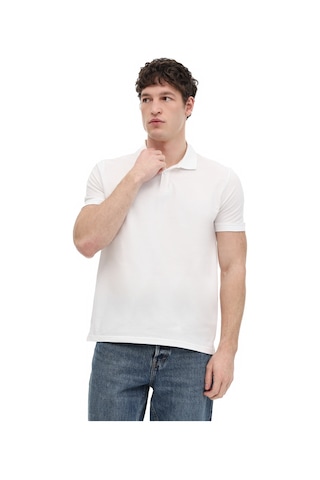 Kinetix Mb Pam 12sn328 Beyaz Erkek Polo Yaka Kısa Kol T-shirt 000000000102121348