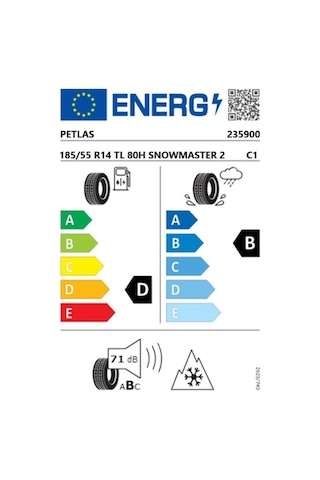 Petlas 185/55 R14 TL 80H Snowmaster 2 Kış Lastiği 2025